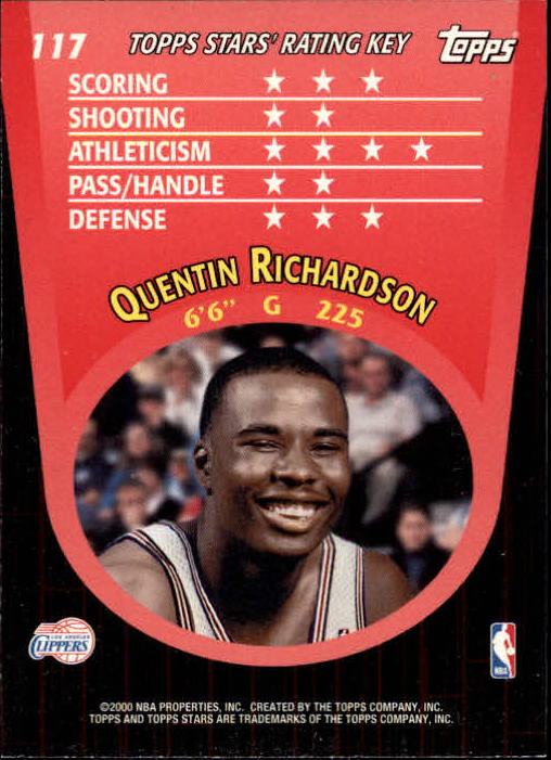 2000/2001 Stars (Topps) Basketball - Picture 85 of 123