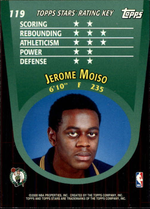2000/2001 Stars (Topps) Basketball - Picture 87 of 123