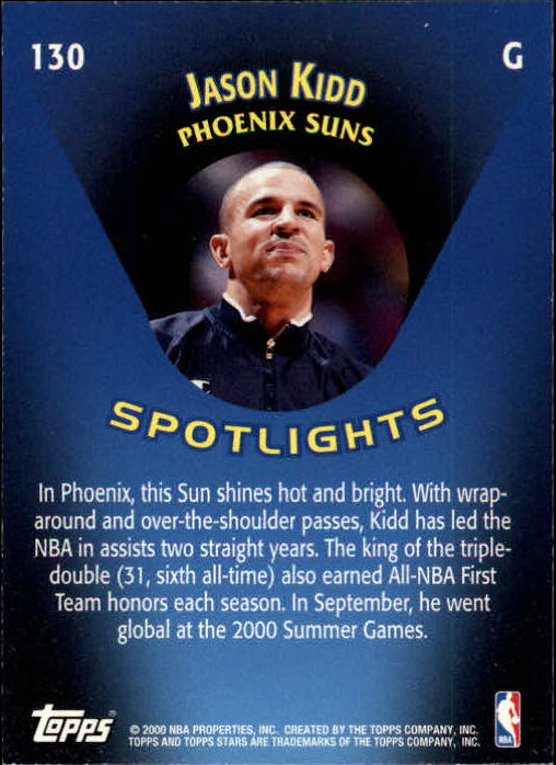 2000/2001 Stars (Topps) Basketball - Picture 99 of 123
