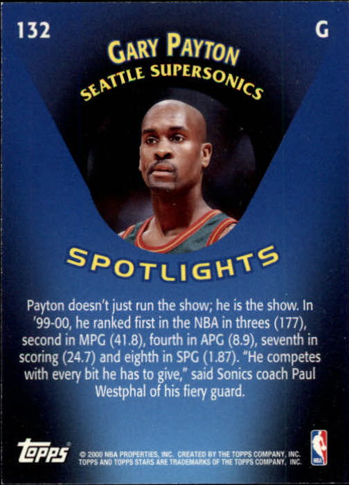 2000/2001 Stars (Topps) Basketball - Picture 103 of 123