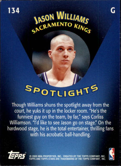 2000/2001 Stars (Topps) Basketball - Picture 107 of 123