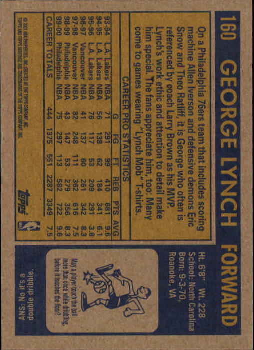2000/2001 Heritage (Topps) Basketball - Picture 125 of 197