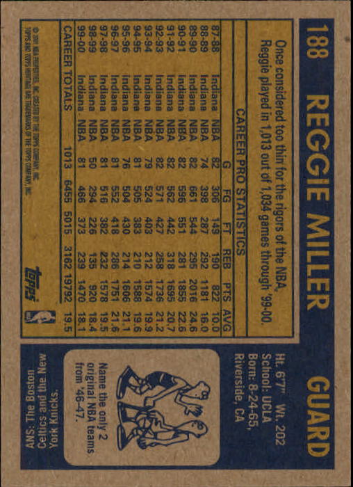 2000/2001 Heritage (Topps) Basketball - Picture 149 of 197