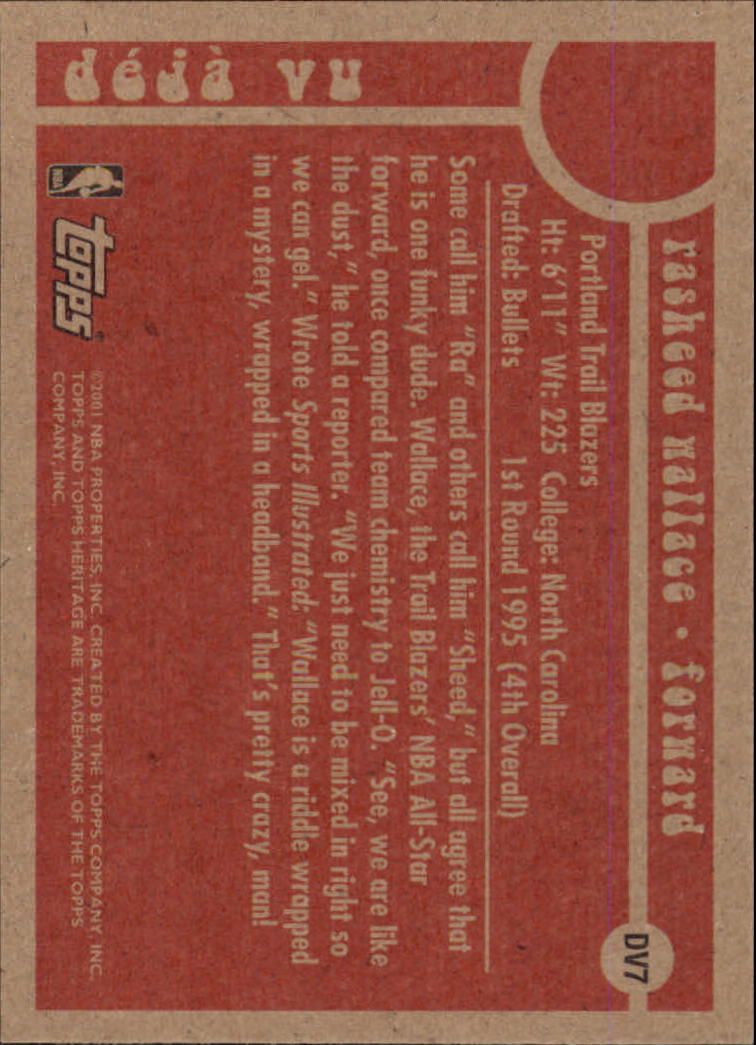 2000/2001 Heritage (Topps) Basketball - Picture 191 of 197