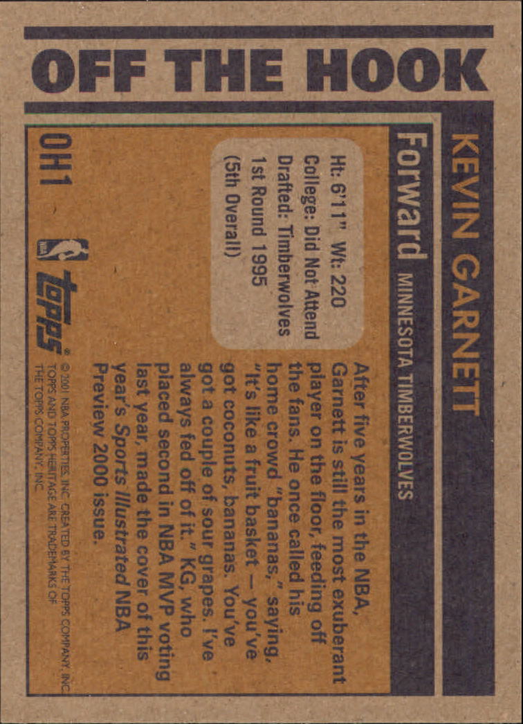 2000/2001 Heritage (Topps) Basketball - Picture 193 of 197