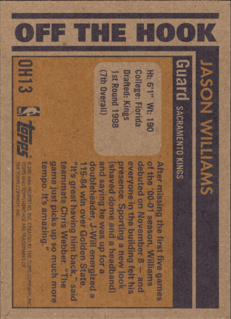 2000/2001 Heritage (Topps) Basketball - Picture 197 of 197