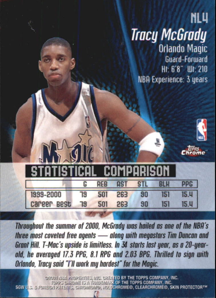 2000/2001 Topps Chrome Basketball Part 3 Insert Cards - Picture 52 of 86