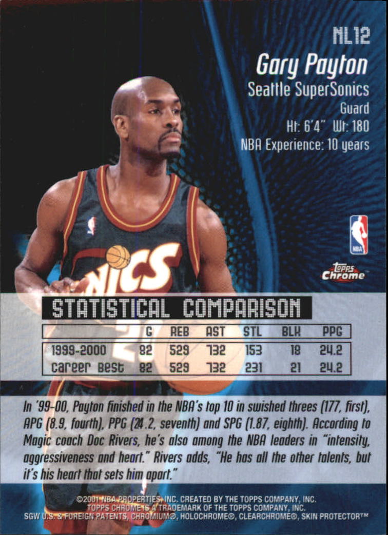 2000/2001 Topps Chrome Basketball Part 3 Insert Cards - Picture 62 of 86