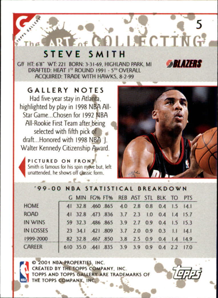 2000/2001 Gallery (Topps) Basketball - Picture 9 of 141