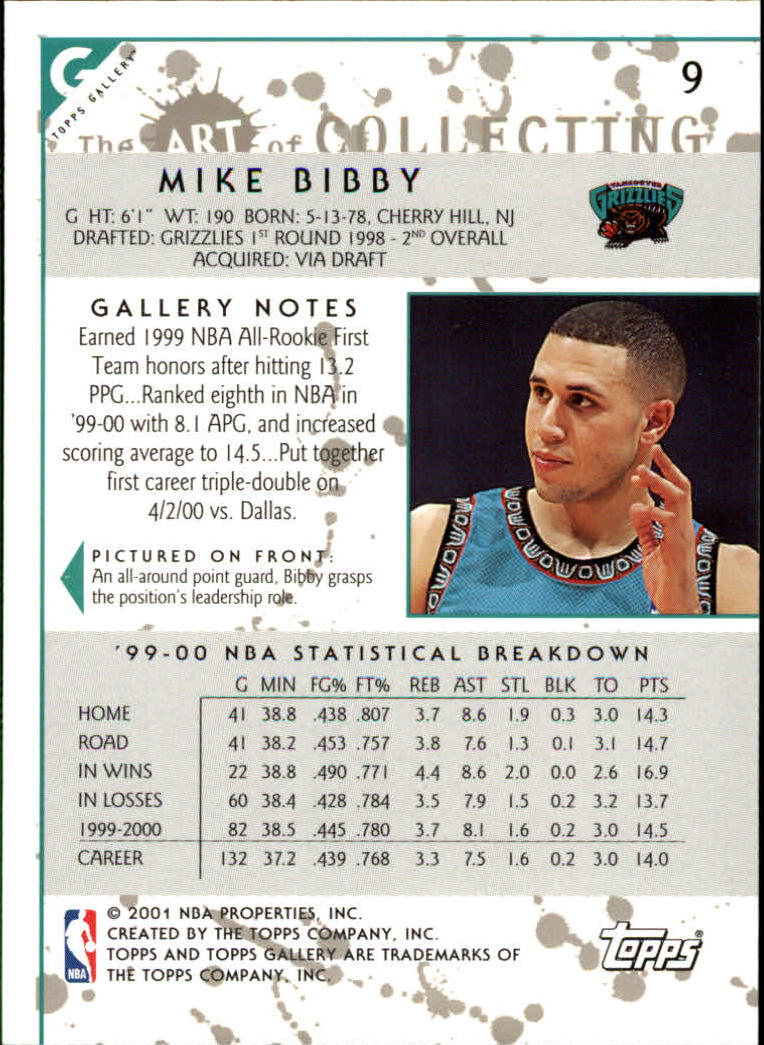2000/2001 Gallery (Topps) Basketball - Picture 15 of 141