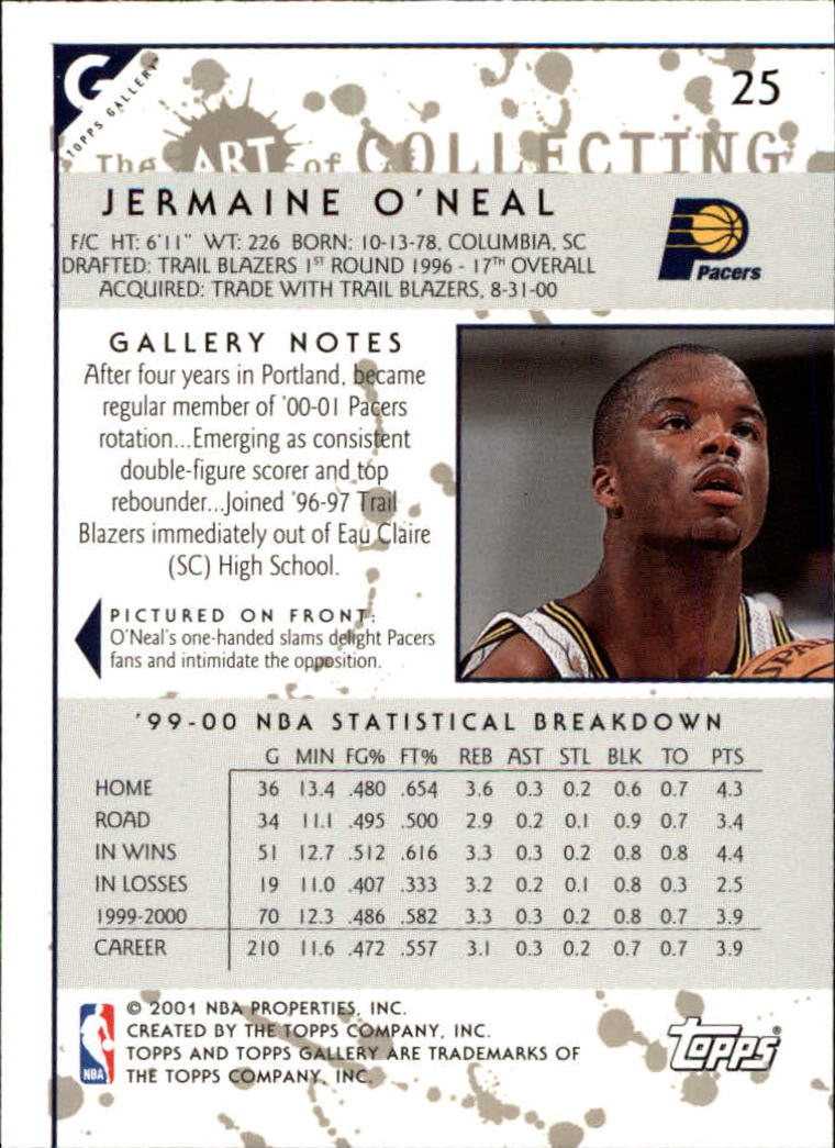 2000/2001 Gallery (Topps) Basketball - Picture 31 of 141
