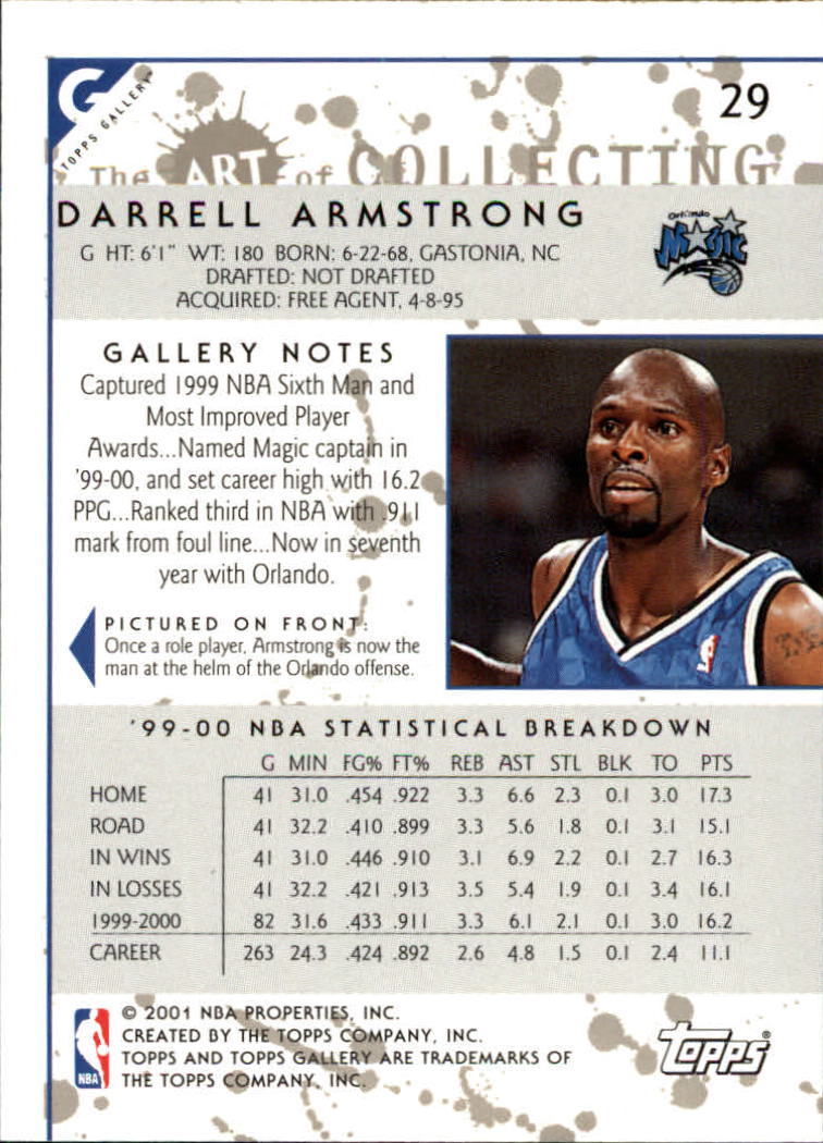 2000/2001 Gallery (Topps) Basketball - Picture 35 of 141
