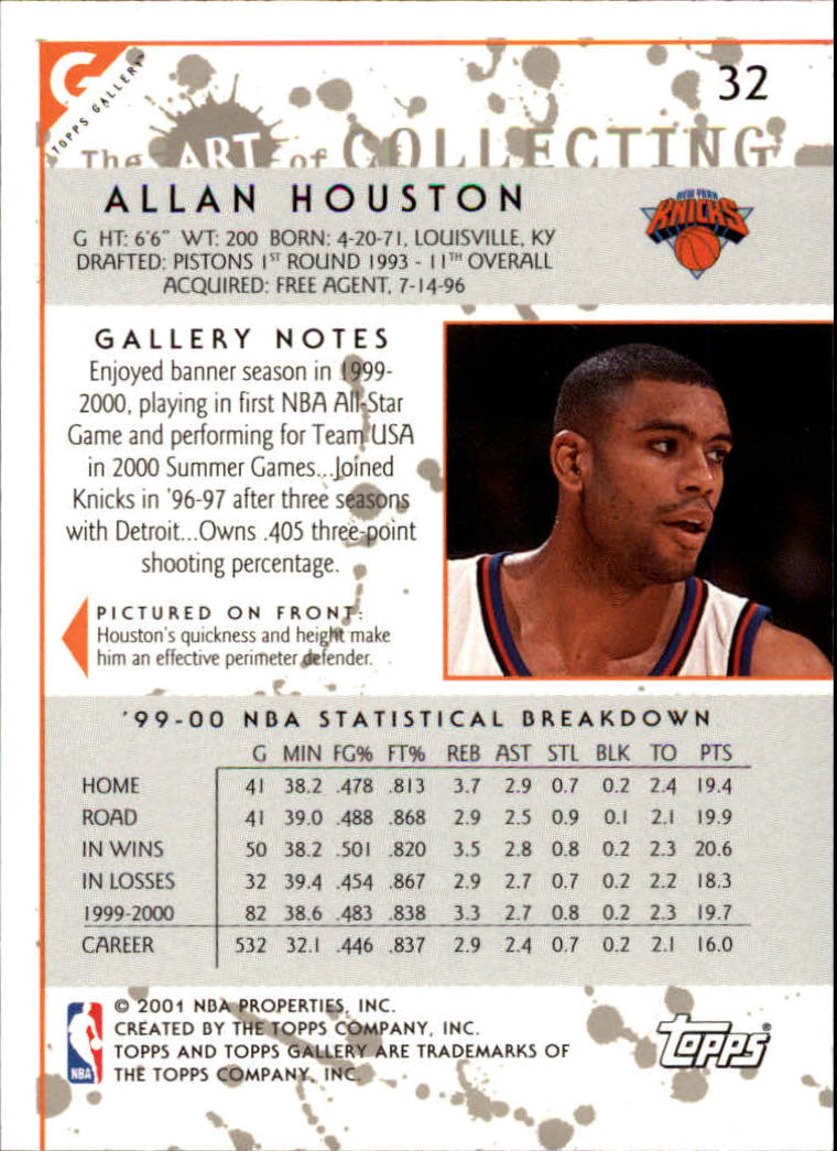 2000/2001 Gallery (Topps) Basketball - Picture 37 of 141