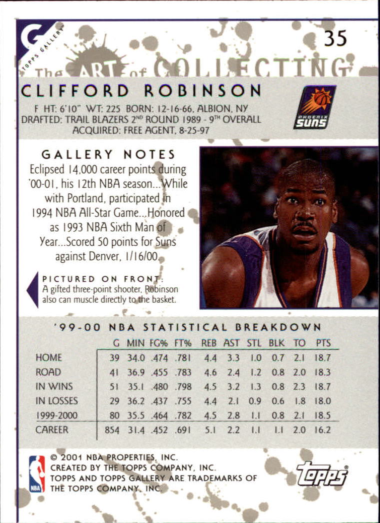 2000/2001 Gallery (Topps) Basketball - Picture 41 of 141