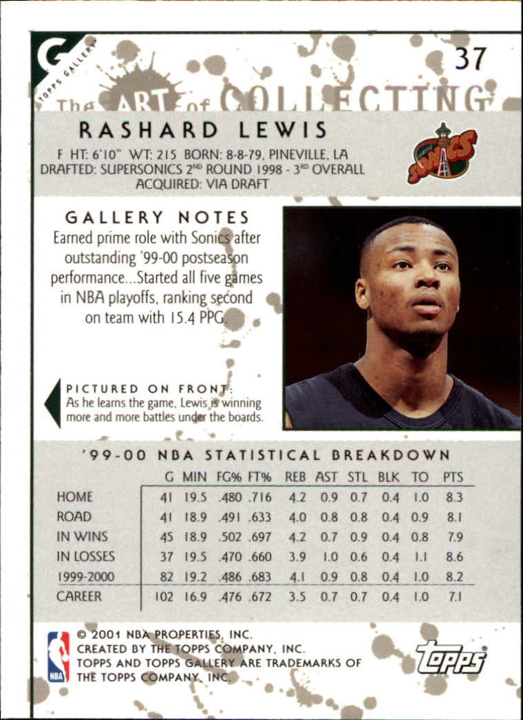 2000/2001 Gallery (Topps) Basketball - Picture 43 of 141