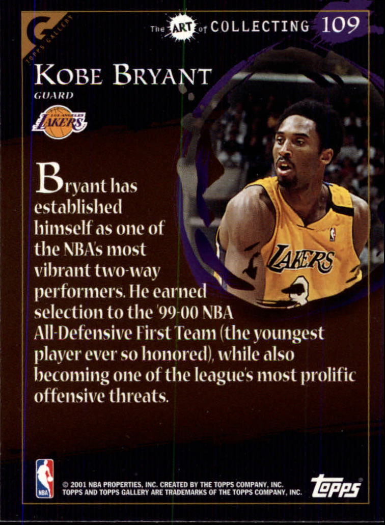 2000/2001 Gallery (Topps) Basketball - Picture 95 of 141