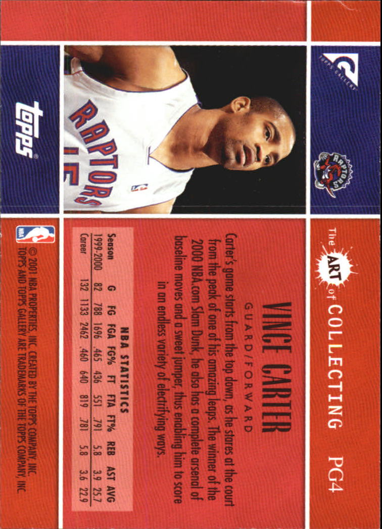 2000/2001 Gallery (Topps) Basketball - Picture 139 of 141