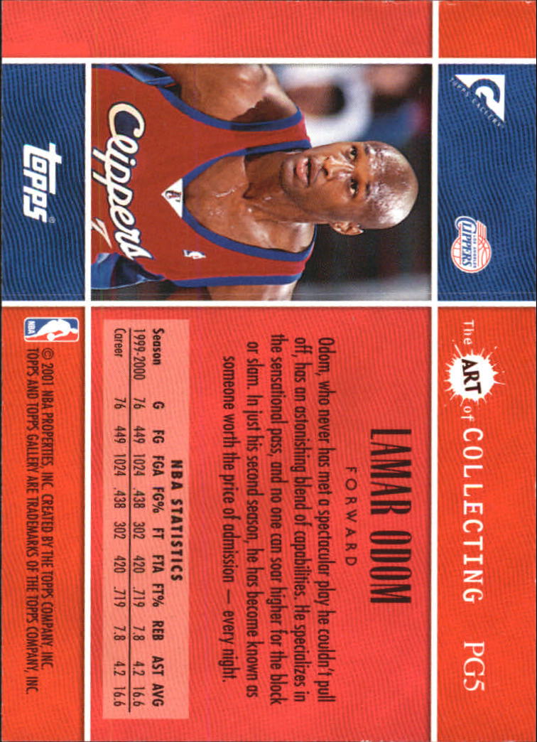 2000/2001 Gallery (Topps) Basketball - Picture 141 of 141