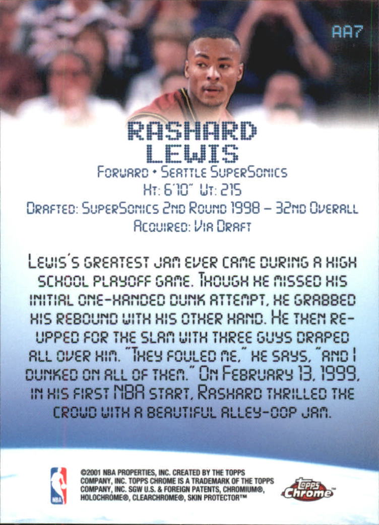 2000/2001 Topps Chrome Basketball Part 3 Insert Cards - Picture 7 of 86
