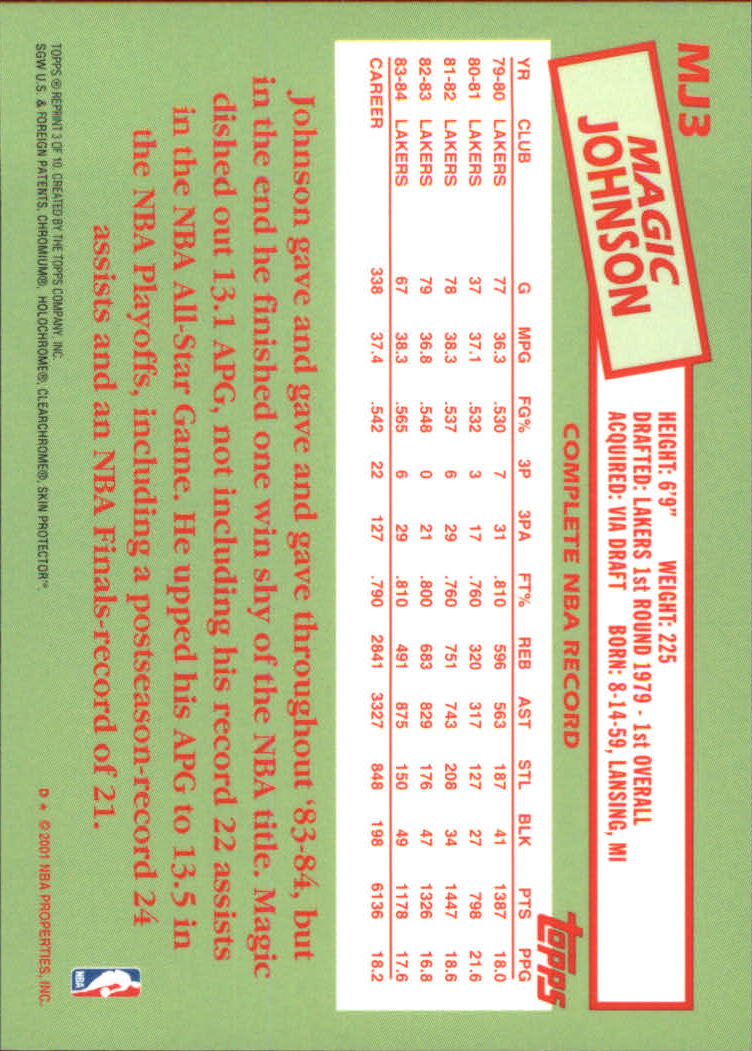 2000/2001 Topps Chrome Basketball Part 3 Insert Cards - Picture 11 of 86