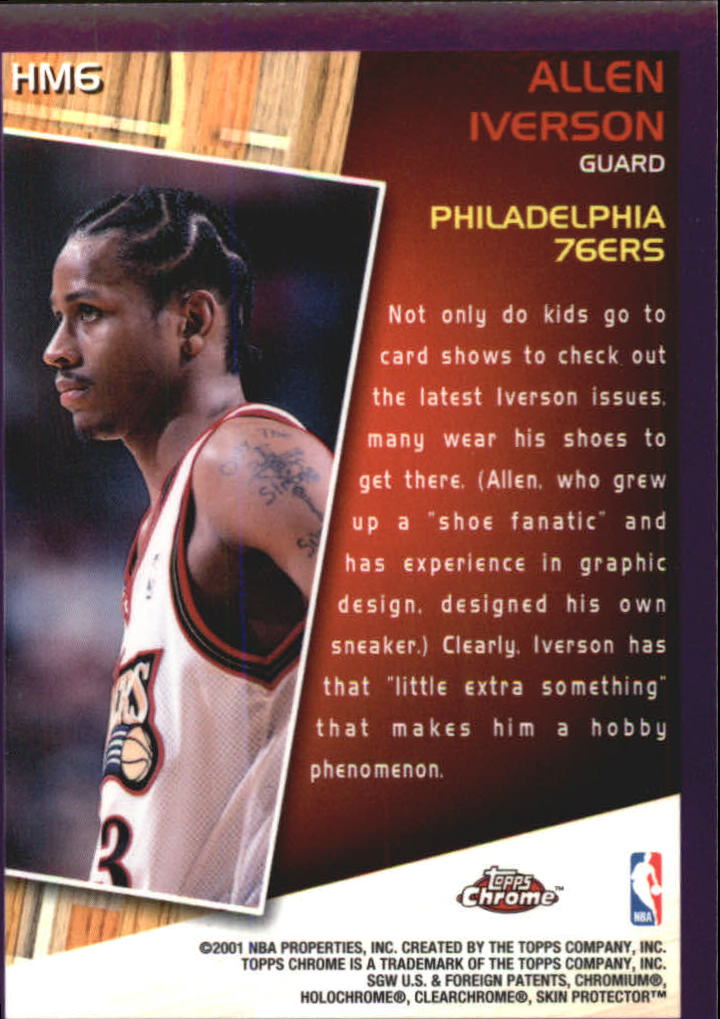 2000/2001 Topps Chrome Basketball Part 3 Insert Cards - Picture 30 of 86