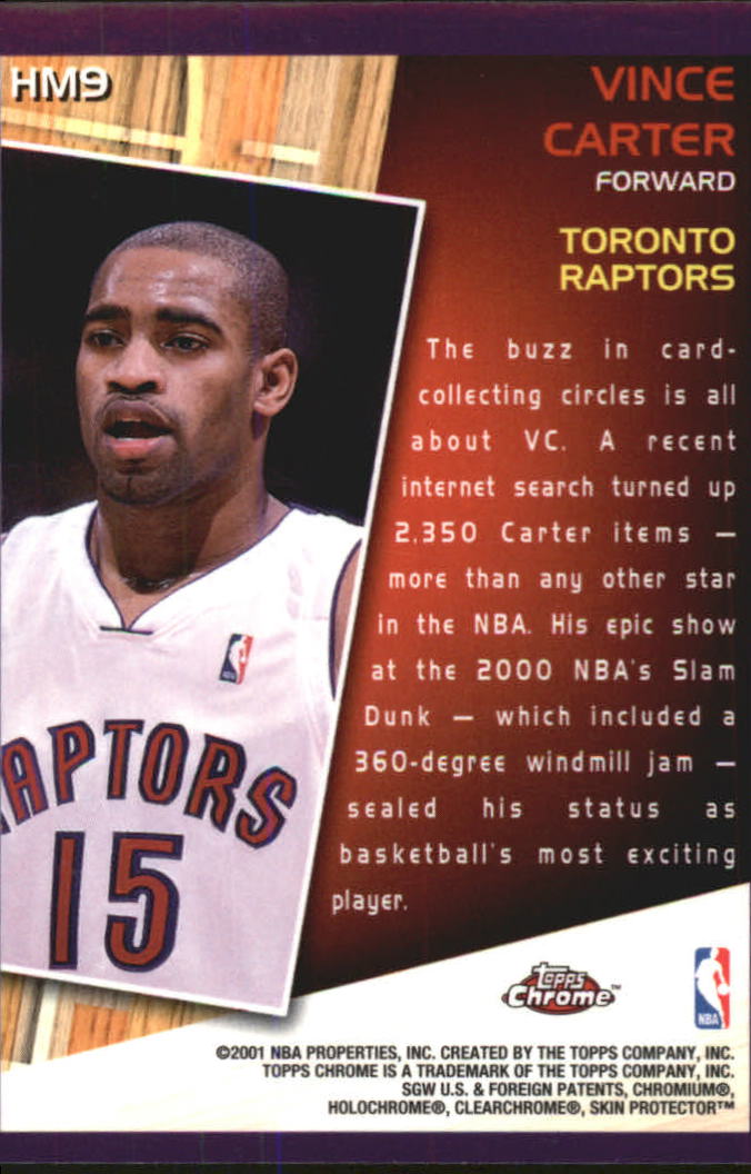 2000/2001 Topps Chrome Basketball Part 3 Insert Cards - Picture 32 of 86