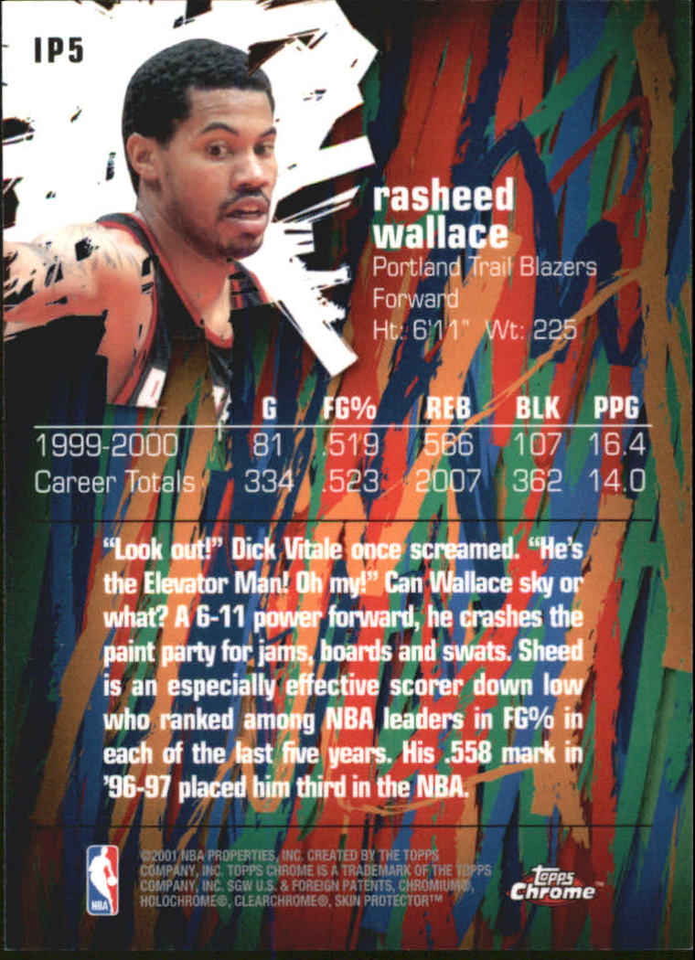 2000/2001 Topps Chrome Basketball Part 3 Insert Cards - Picture 36 of 86
