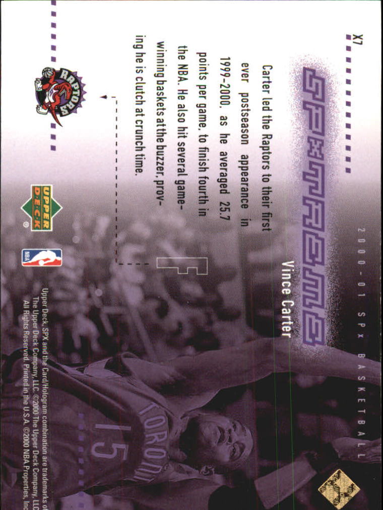 2000/2001 SPX (Upper Deck) Basketball - Picture 7 of 204
