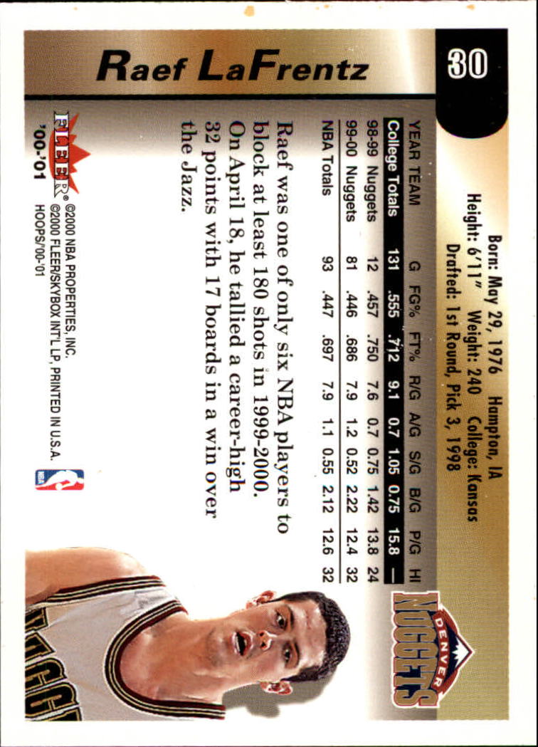 thumbnail 51 - A7937- 2000-01 Hoops Hot Prospects Bk Cards 1-120 -You Pick- 10+ FREE US SHIP