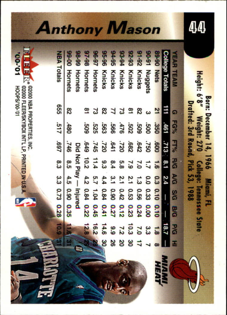 thumbnail 75 - A7937- 2000-01 Hoops Hot Prospects Bk Cards 1-120 -You Pick- 10+ FREE US SHIP