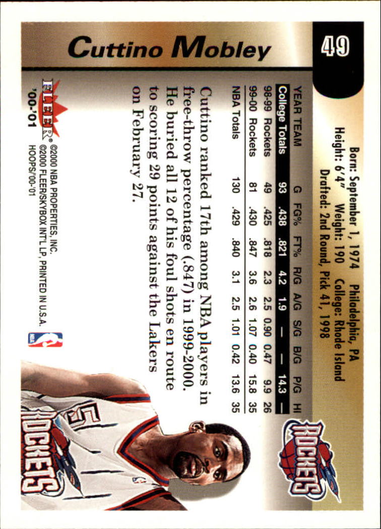 thumbnail 81 - A7937- 2000-01 Hoops Hot Prospects Bk Cards 1-120 -You Pick- 10+ FREE US SHIP