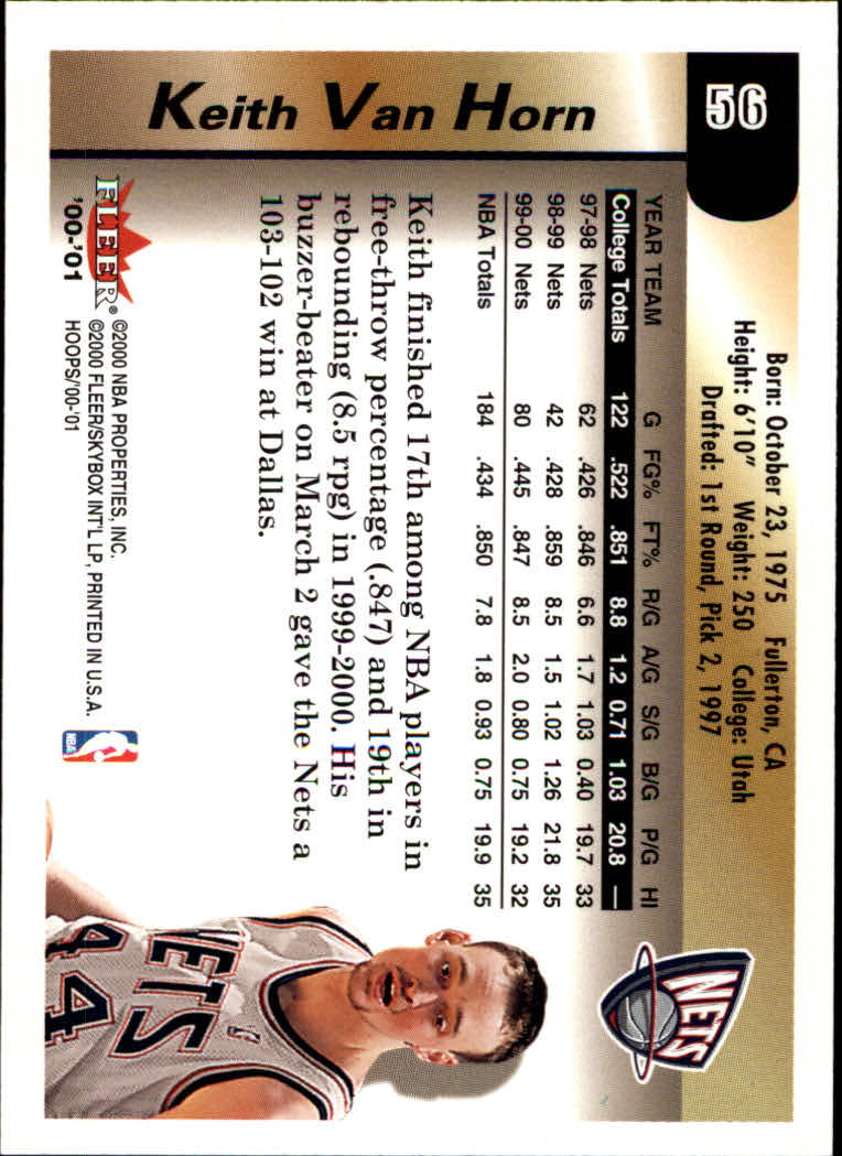 thumbnail 93 - A7937- 2000-01 Hoops Hot Prospects Bk Cards 1-120 -You Pick- 10+ FREE US SHIP