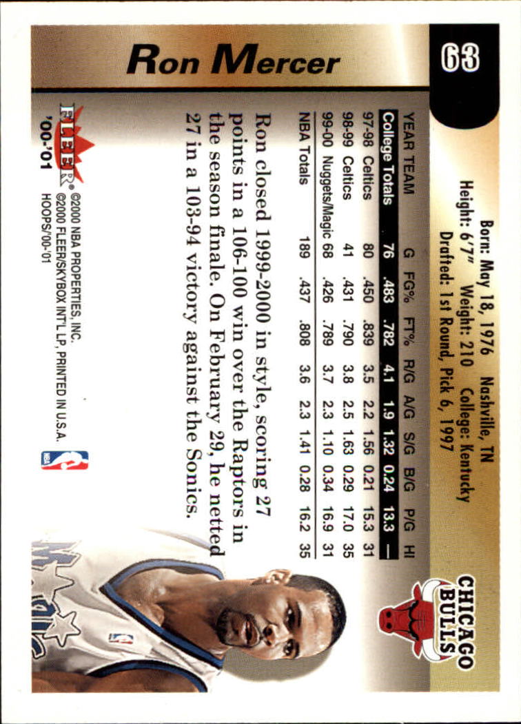 thumbnail 105 - A7937- 2000-01 Hoops Hot Prospects Bk Cards 1-120 -You Pick- 10+ FREE US SHIP
