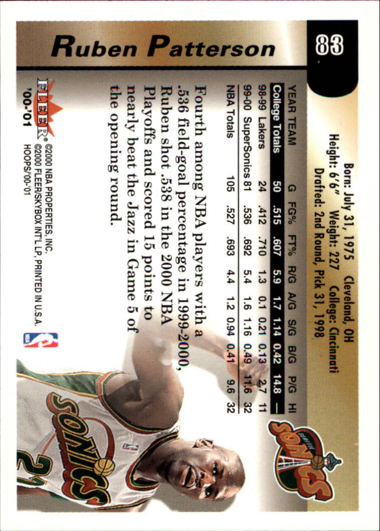 thumbnail 137 - A7937- 2000-01 Hoops Hot Prospects Bk Cards 1-120 -You Pick- 10+ FREE US SHIP