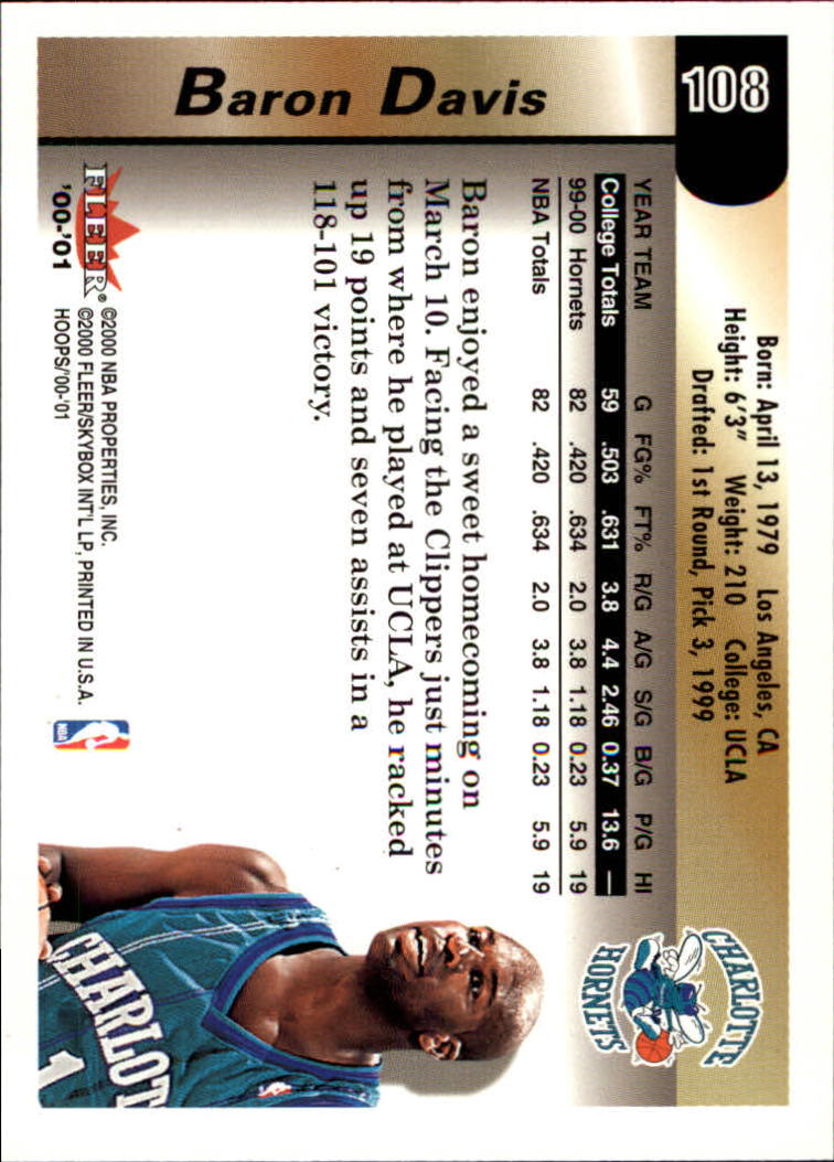 thumbnail 181 - A7937- 2000-01 Hoops Hot Prospects Bk Cards 1-120 -You Pick- 10+ FREE US SHIP