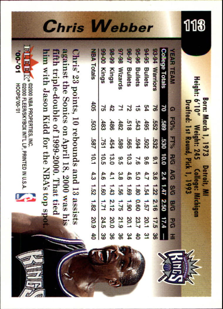 thumbnail 191 - A7937- 2000-01 Hoops Hot Prospects Bk Cards 1-120 -You Pick- 10+ FREE US SHIP