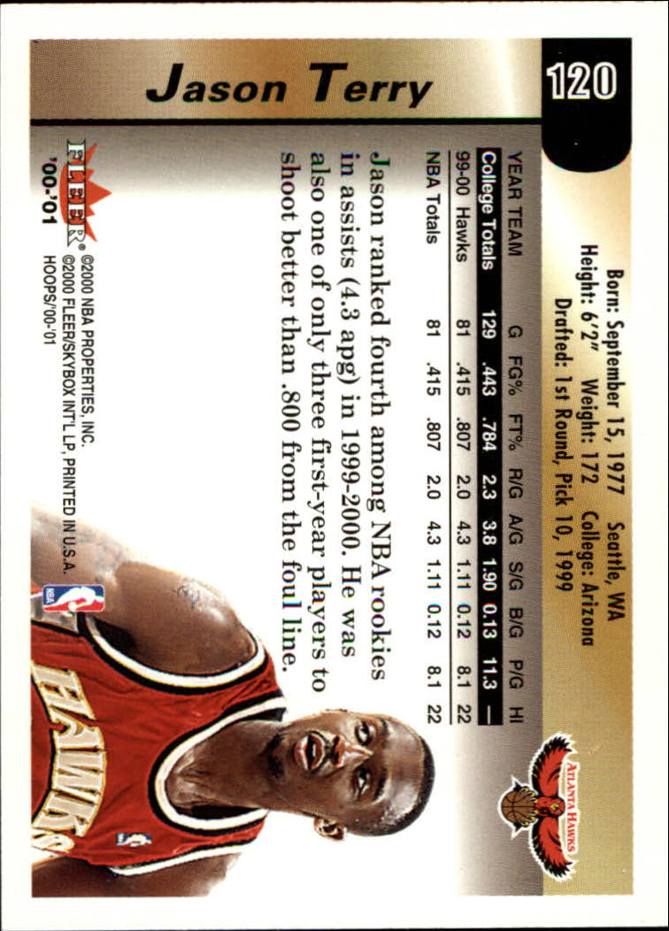 thumbnail 203 - A7937- 2000-01 Hoops Hot Prospects Bk Cards 1-120 -You Pick- 10+ FREE US SHIP