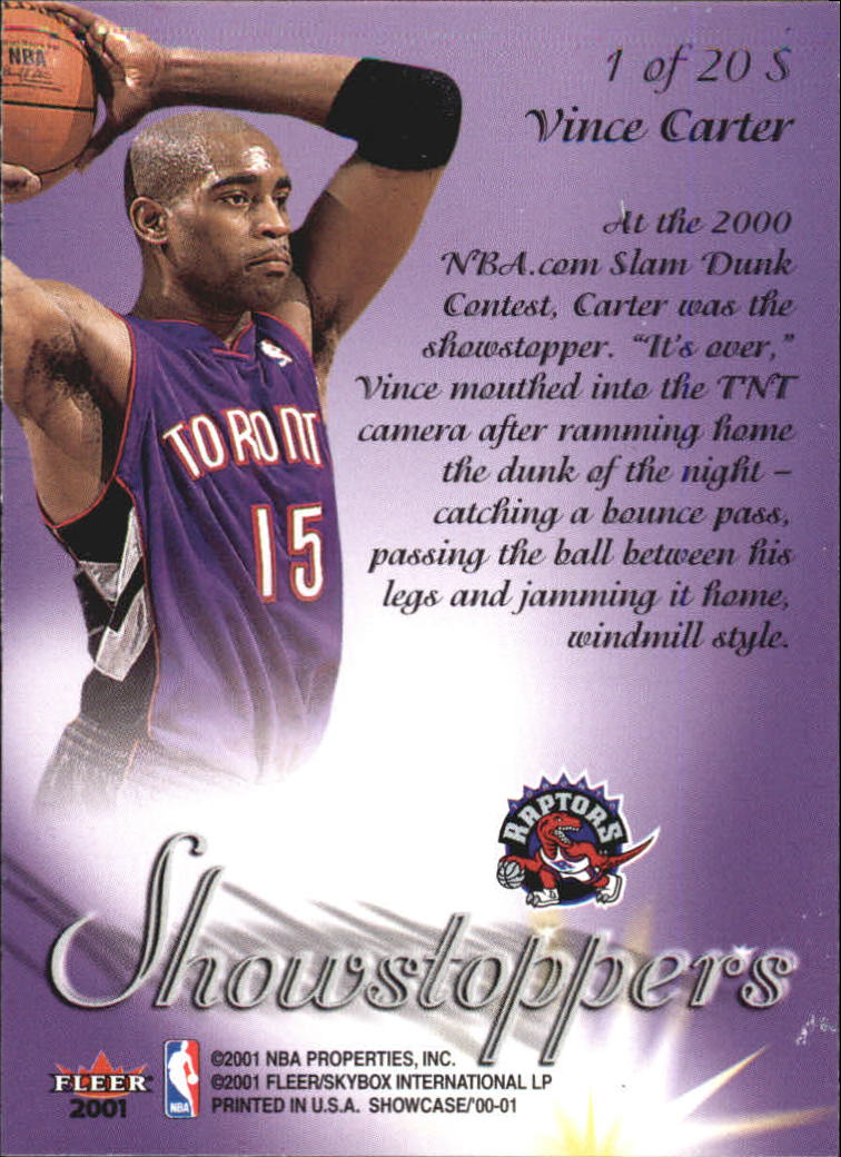2000/2001 Fleer Showcase Basketball - Picture 93 of 119