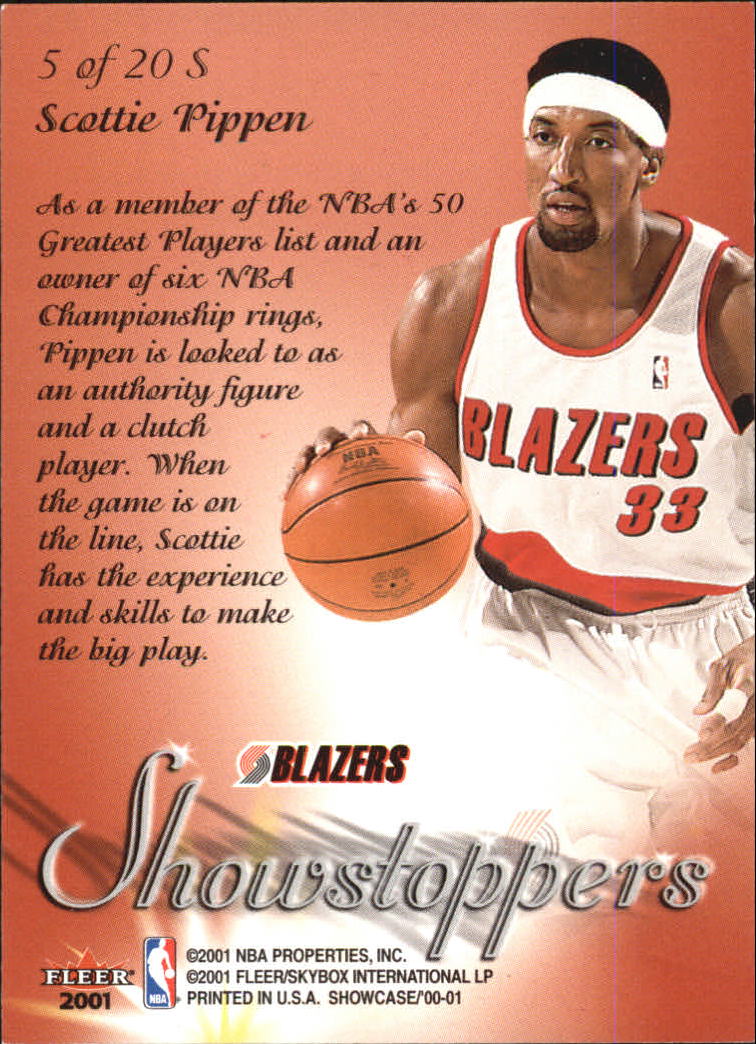 2000/2001 Fleer Showcase Basketball - Picture 101 of 119