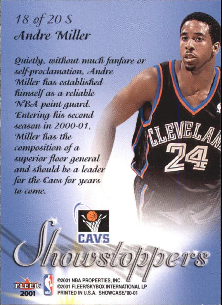 2000/2001 Fleer Showcase Basketball - Picture 113 of 119