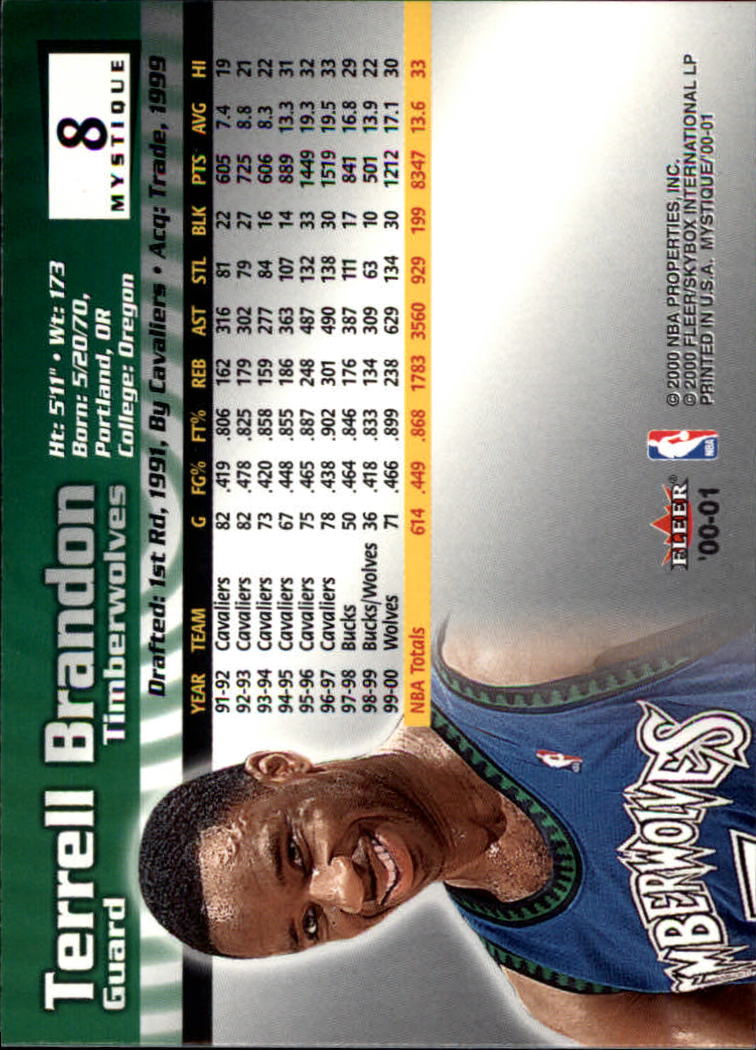 2000/2001 Fleer Mystique Basketball - Picture 15 of 211