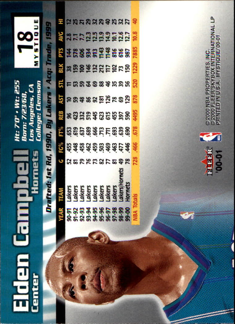 2000/2001 Fleer Mystique Basketball - Picture 29 of 211