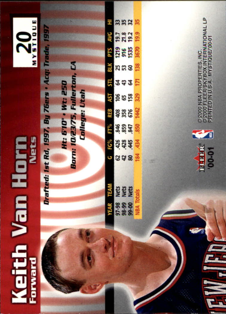 2000/2001 Fleer Mystique Basketball - Picture 33 of 211