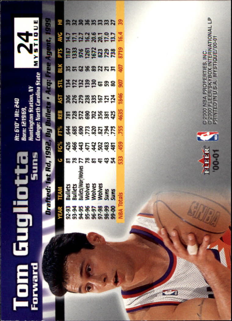 2000/2001 Fleer Mystique Basketball - Picture 35 of 211