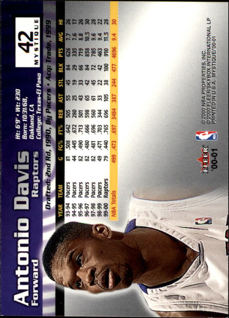 2000/2001 Fleer Mystique Basketball - Picture 69 of 211