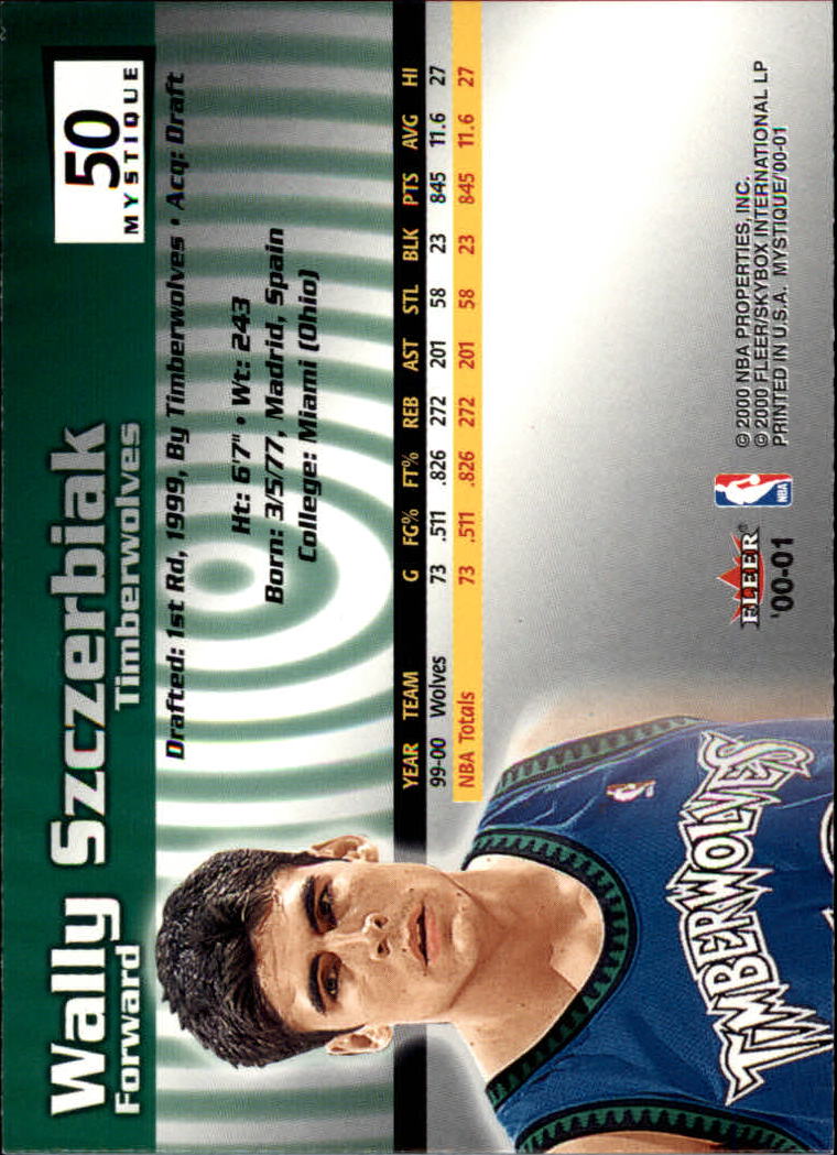 2000/2001 Fleer Mystique Basketball - Picture 81 of 211