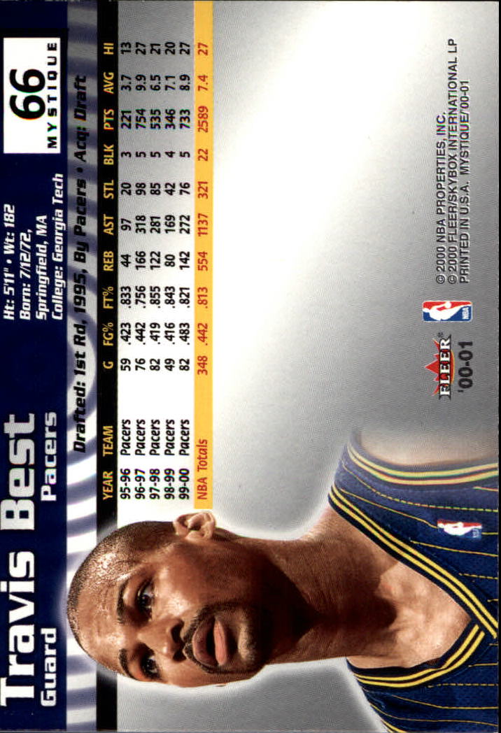 2000/2001 Fleer Mystique Basketball - Picture 109 of 211