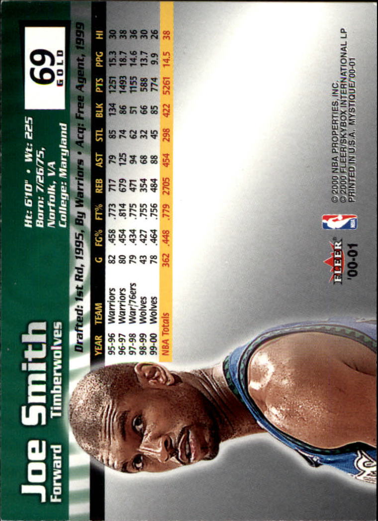 2000/2001 Fleer Mystique Basketball - Picture 115 of 211