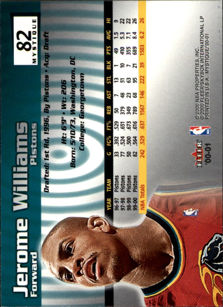 2000/2001 Fleer Mystique Basketball - Picture 139 of 211