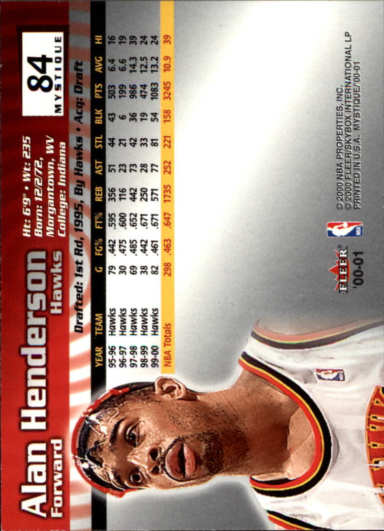 2000/2001 Fleer Mystique Basketball - Picture 143 of 211